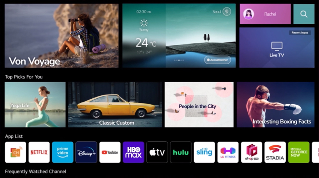 NanoCell Smart Tivi LG 4K 65 inch 65NANO76SQA ThinQ AI hệ điều hành webos